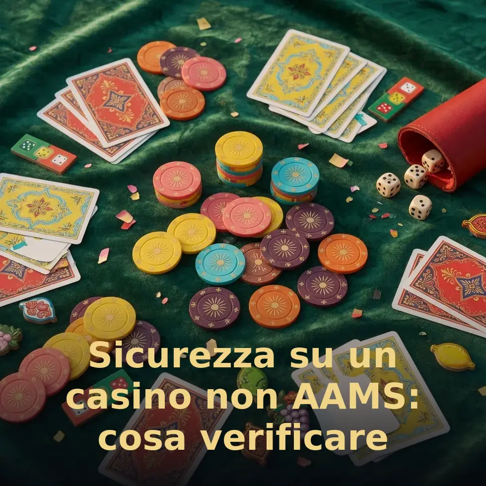 Sicurezza su un casino non AAMS: cosa verificare
